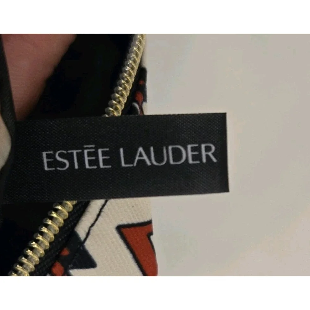 Estee Lauder Small Lightweight Make-Up Travel Bag Unique Designs Both Sides‎